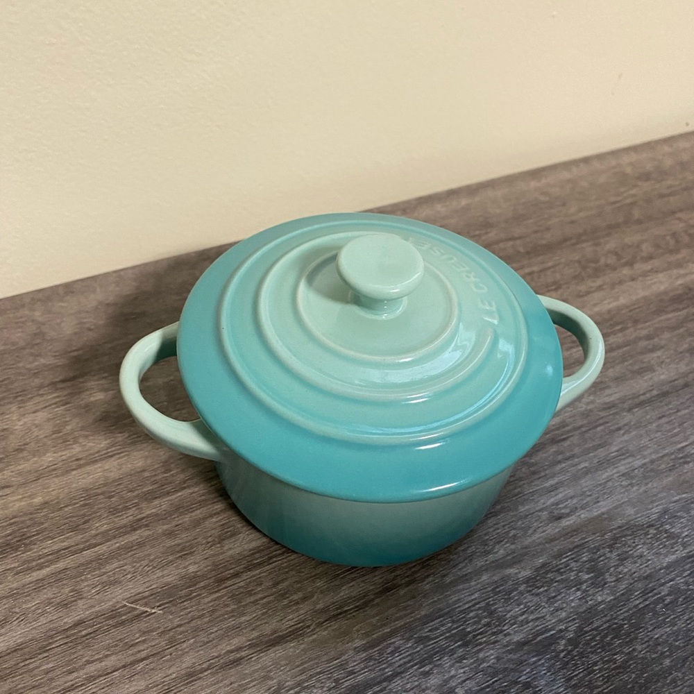 Le Creuset Mini Cocottee Stoneware, Cool Mint